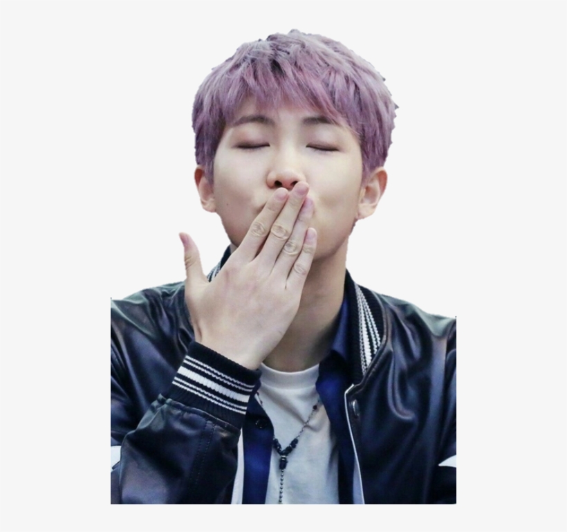 Bts Namjoon And Rap Monster Image Rap Monster Hair Color 500x695 Png Download Pngkit