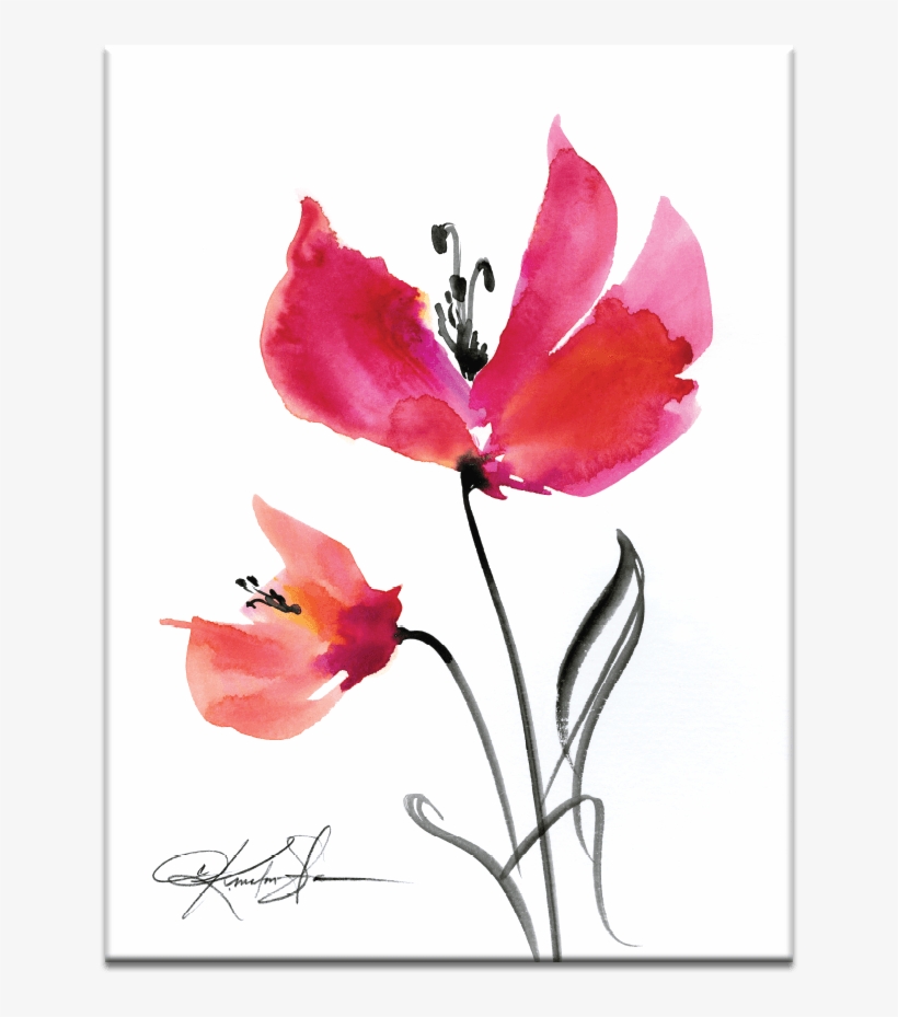 Abstract Floral - Artist Lane Abstract Kathy By Morton Stanion Painting, transparent png