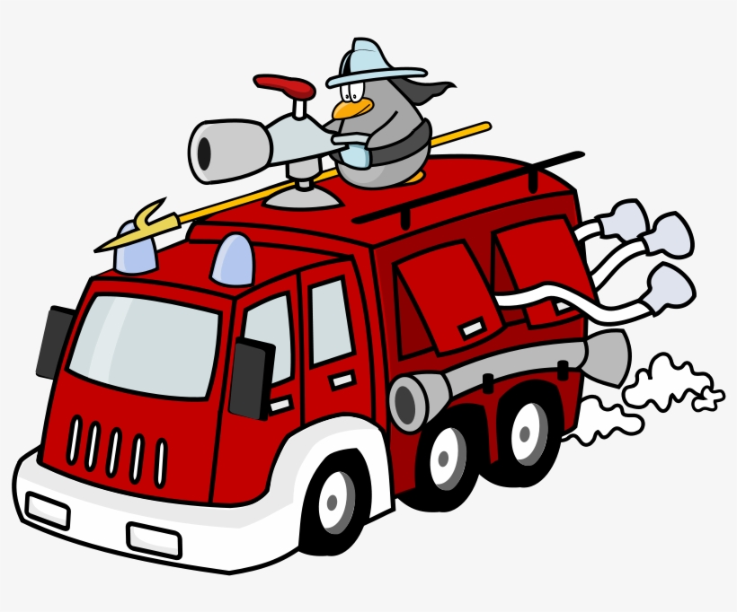 Fire Department Fire Engine Car Fire Station Firefighter - Fire Station Clip Art, transparent png