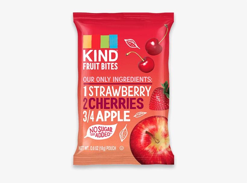 Strawberry Cherry Apple - Kind Fruit Bites, transparent png