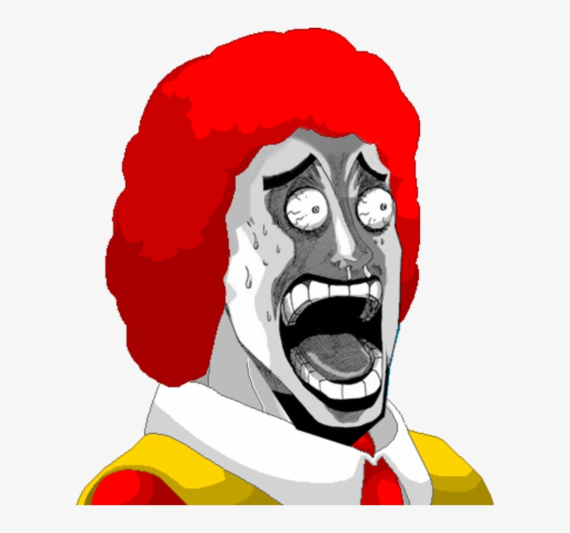 Ronald Mcdonald Shock Face By Donalddesu-d5r0lci - Ran Ran Ru Meme ...