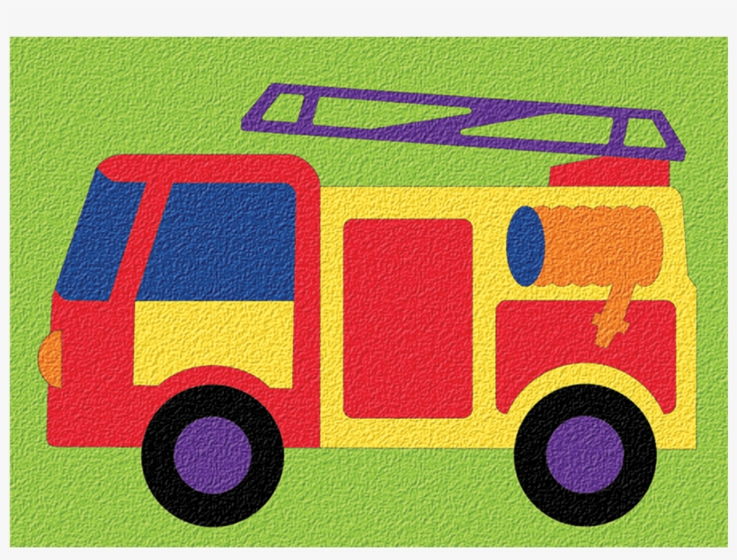 Lauri® Crepe Rubber Puzzle Fire Truck - Lauri Crepe Rubber Puzzles - Fire Truck, transparent png