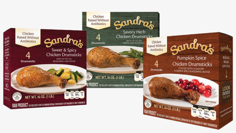 Drumsticks - Sandras Chicken, Creamy Jalapeno - 2 Entrees, 10 Oz, transparent png
