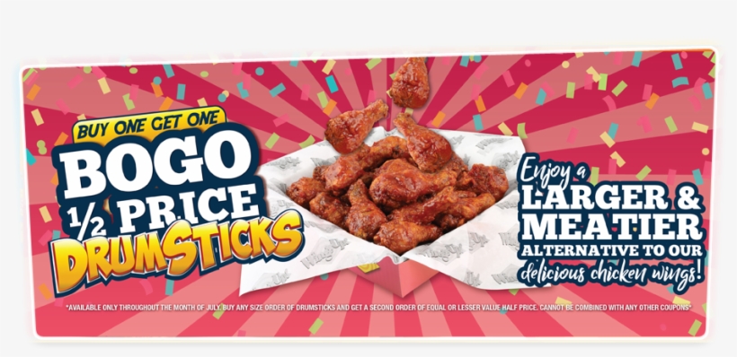 Bogo-drumsticks - Buffalo Wing, transparent png