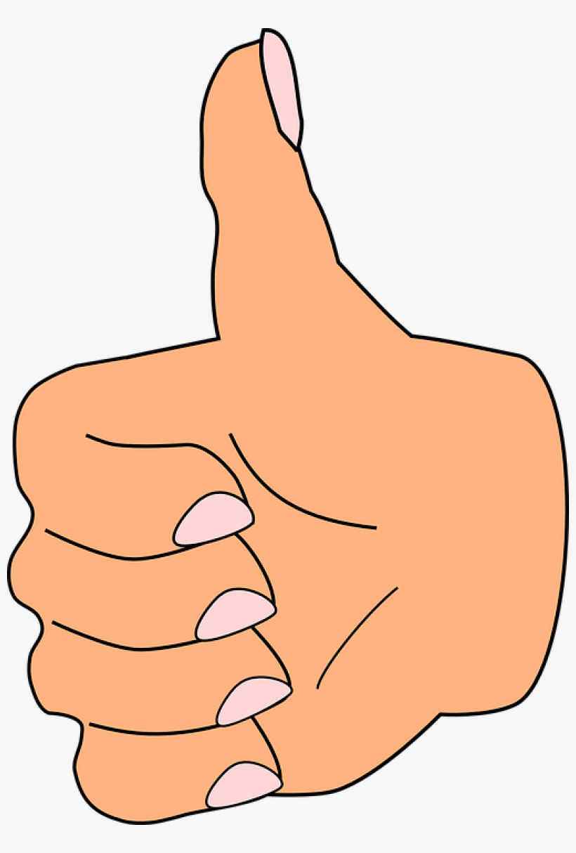 Thumb Up, Thumb, Like, Correct, Hand, Fingers, Positive - Thumb Clipart, transparent png