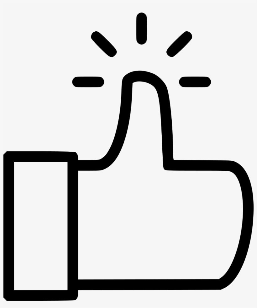 Thumb Like -, transparent png