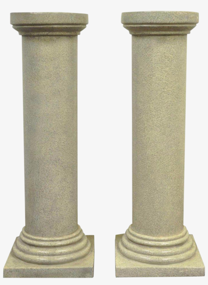 Pedestal Drawing Roman Svg Library Stock - Concrete Plant Stand, transparent png