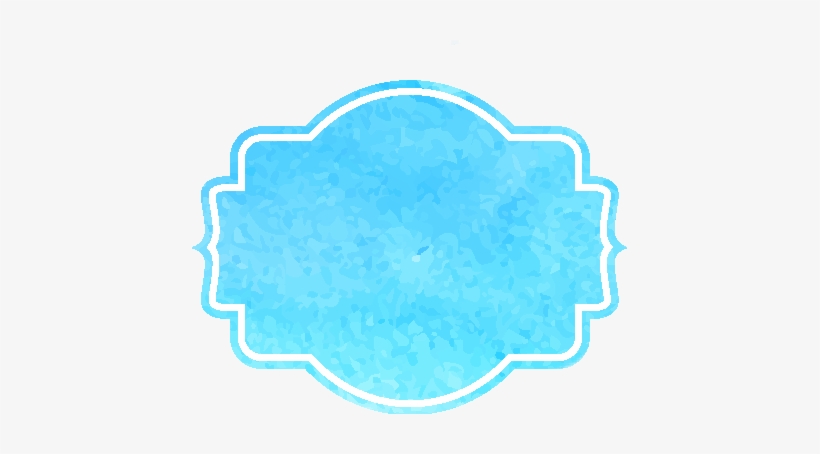 Frame Banner Watercolour Watercolor Ftestickers - Illustration, transparent png
