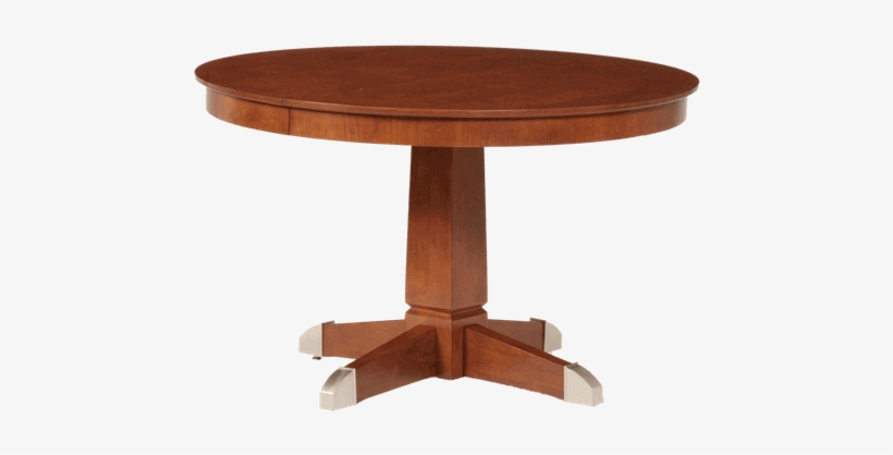 Plaza Pedestal Dining Table - Modern Pedestal Wood Table, transparent png