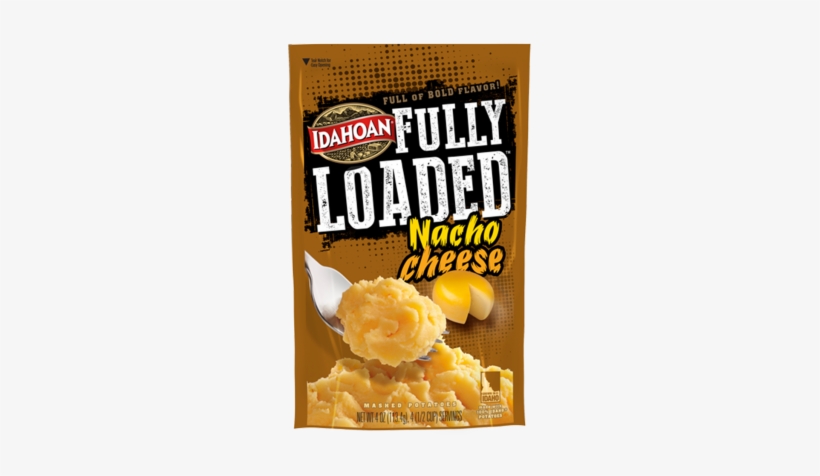 Idahoan® Fully Loaded™ Nacho Cheese Mashed Potatoes - Idahoan Fully Loaded Mashed Potatoes, Peppered Bacon, transparent png