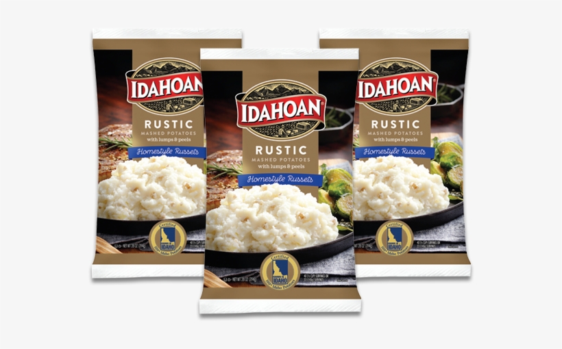 When It Comes To Authentic, Field-fresh Flavor, Nothing - Idahoan Original Mashed Potatoes - 13.75 Oz Box, transparent png