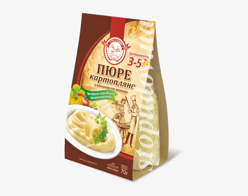 Mashed Potatoes, 70 G - Garlic, transparent png