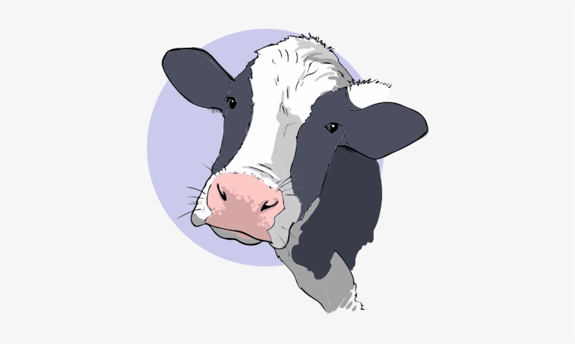 Cow Silhouette Clip Art - Cow Head Clip Art, transparent png