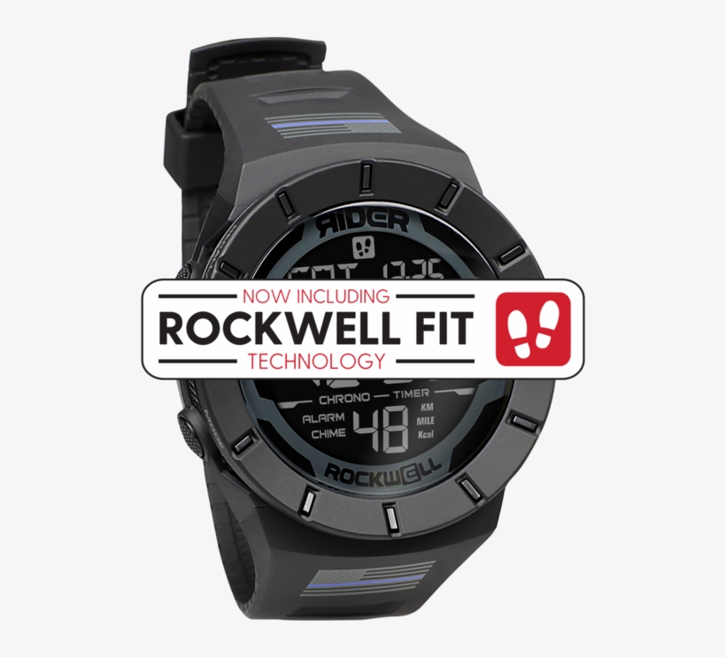 Coliseum Fit™ - Rockwell Coliseum Thin Blue Line Watch, transparent png