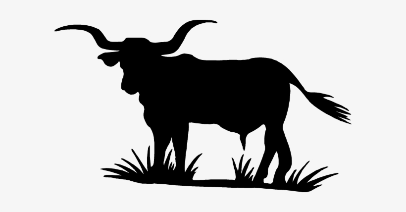 Clip Black And White Longhorn Silhouette Clipart - Cafepress Texas Longhorn Silhouette Cap, transparent png