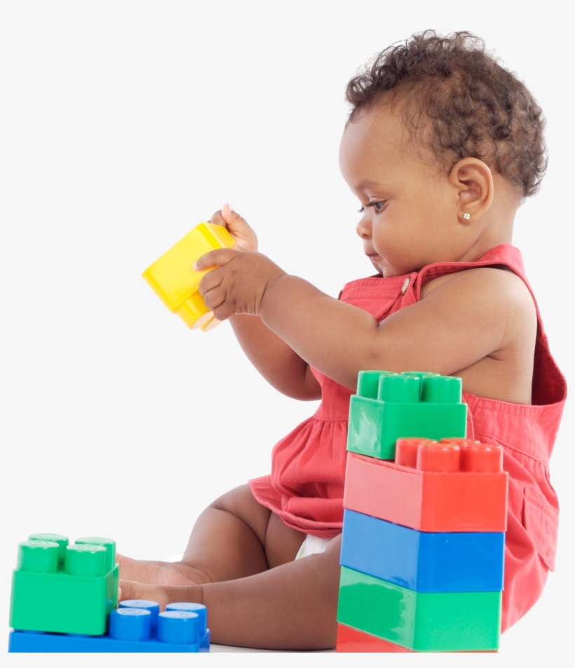 Black Baby No Background - Transparent Background Baby Toys Png, transparent png