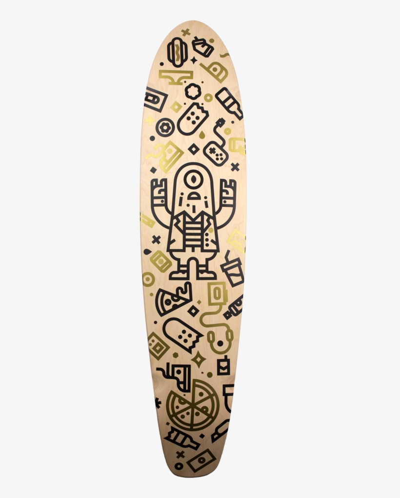 Ride On Pdx On Behance - Longboard, transparent png
