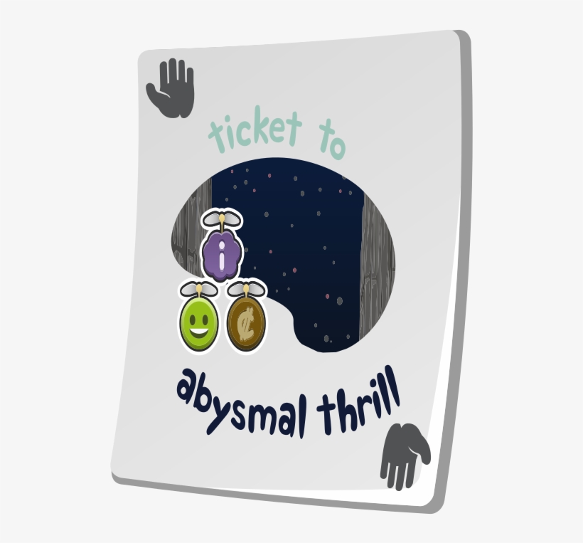 Misc Paradise Ticket Abysmal Thrill Clipart Icon Png - Clip Art, transparent png