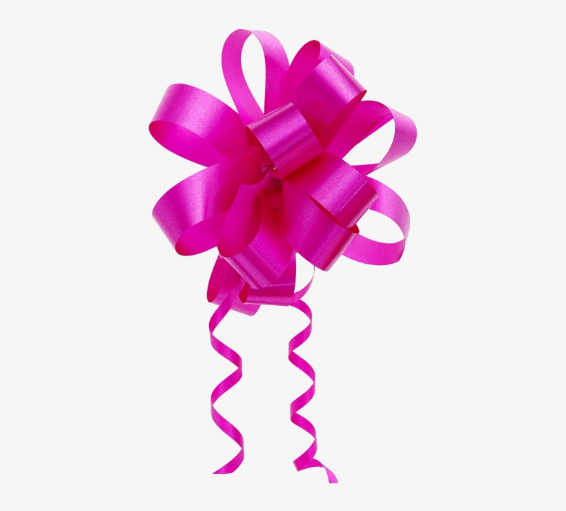 Cinta Rosa De Regalo - Moño De Regalo Png, transparent png