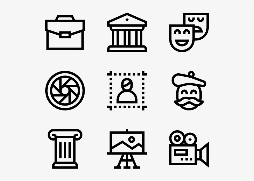 Graphic Stock Artist Vector Art Studio - Travel Icon Transparent Background, transparent png