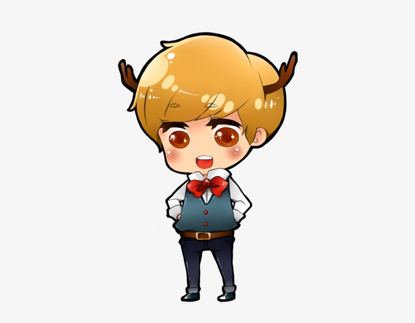 Luhan Chibi - Cartoon, transparent png
