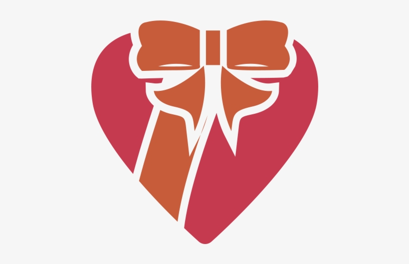 Corazon-regalo - Corazon De Lazo Png, transparent png