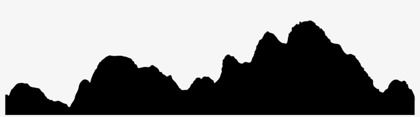 Png Royalty Free Download Silhouette Transparent At - Mountain Black And White Png, transparent png