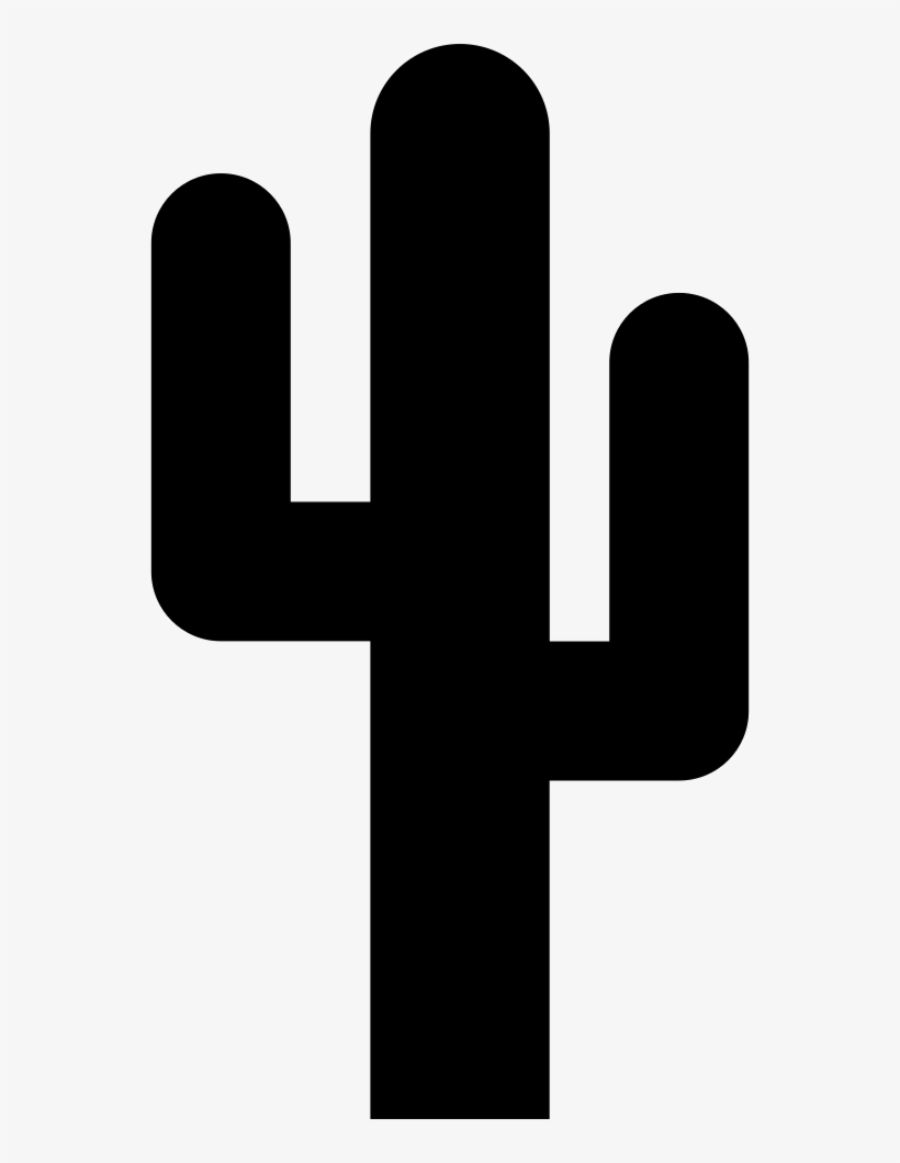 Cactus Of Mexico Svg Png Icon Free Download - Cactus Black Png, transparent png