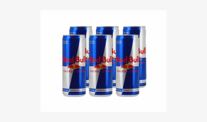 Red Bull 6 Cans, transparent png