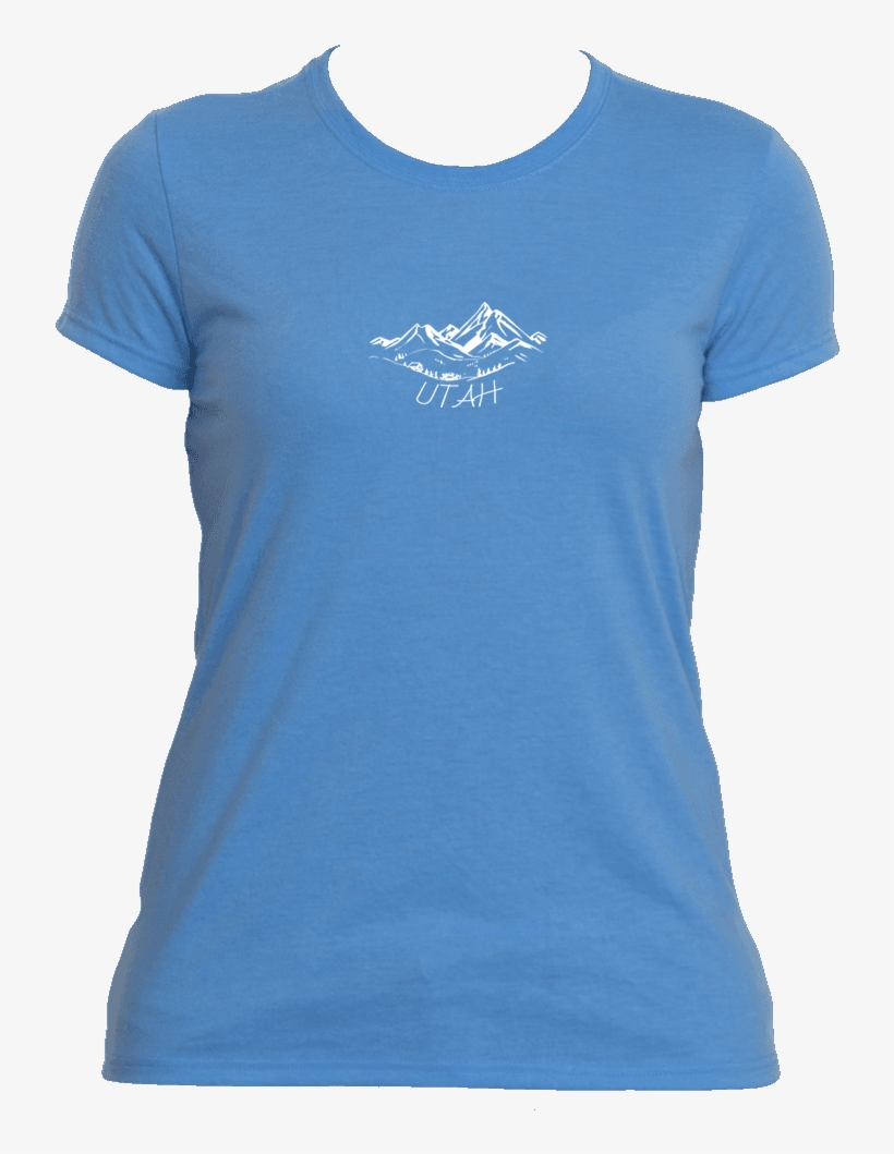 Utah Vintage Mountain Drawing - Saint Elias, Alaska Mountain & Trees In Green -, transparent png