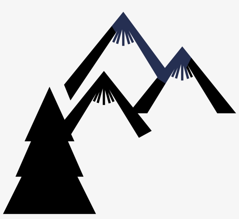 Clipart Mountain Outline - Clip Art, transparent png