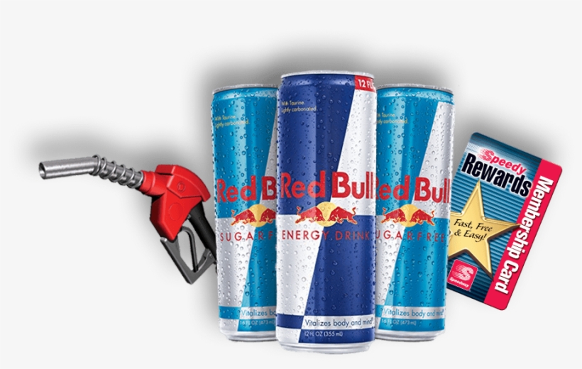 Present Your Speedy Rewards® Card When You Buy Three - Red Bull Energy Drink - 4 Pack, 12 Fl Oz Cans, transparent png