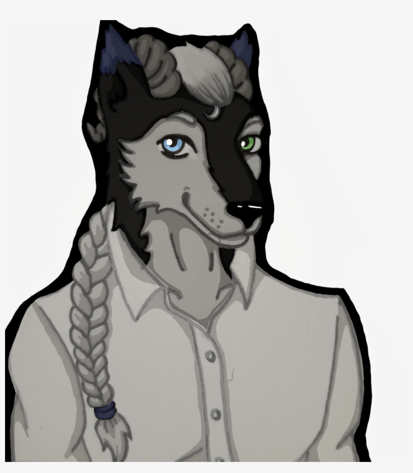 My Very First Attempt At Making A Furry Sticker For - Illustration, transparent png