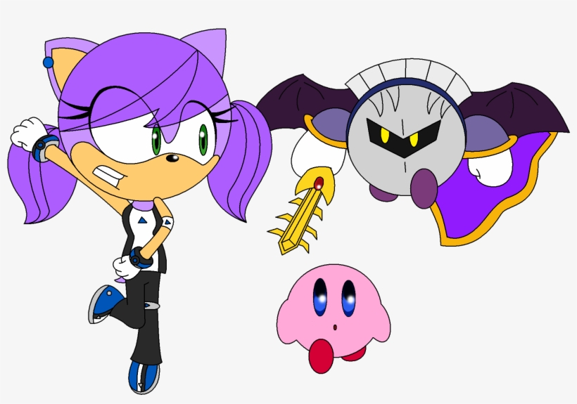 Sam, Kirby & Meta Knight, transparent png