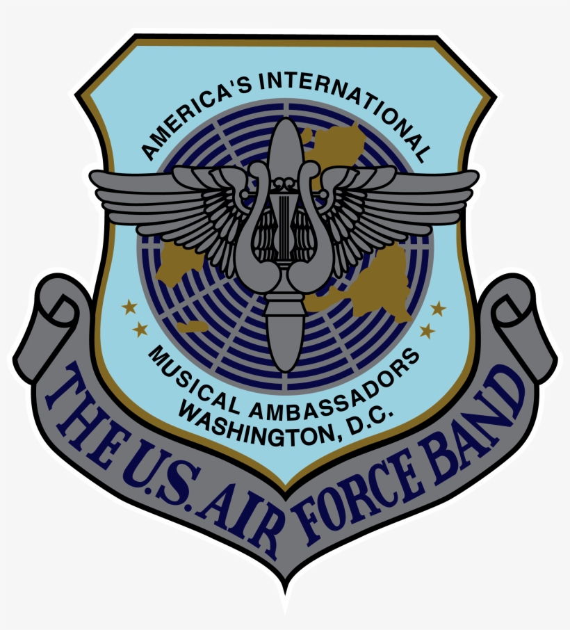 Us Air Force Logo Clip Art - United States Air Force Band, transparent png
