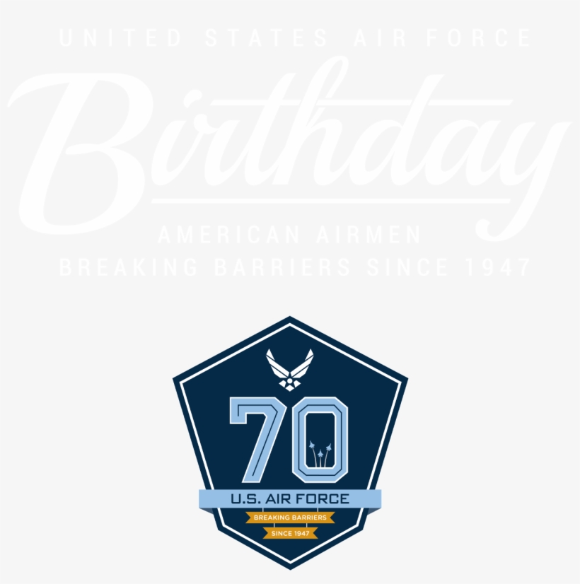 United States Air Force Birthday, American Airmen Breaking - 70th Anniversary U S A F Throw Blanket, transparent png