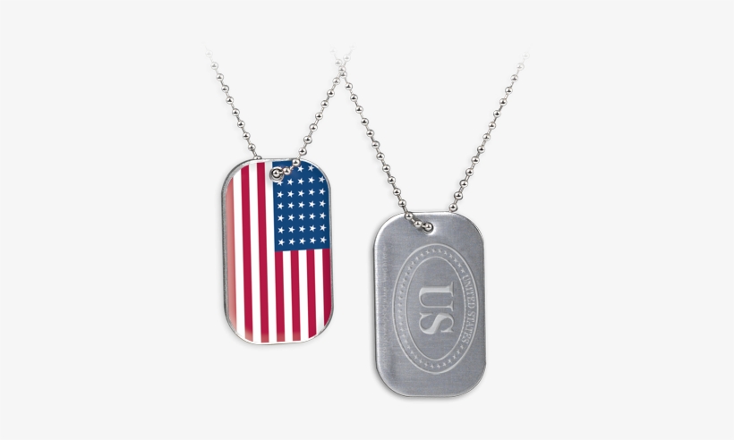Usa American Flag Dog Tag - Dog Tag, transparent png
