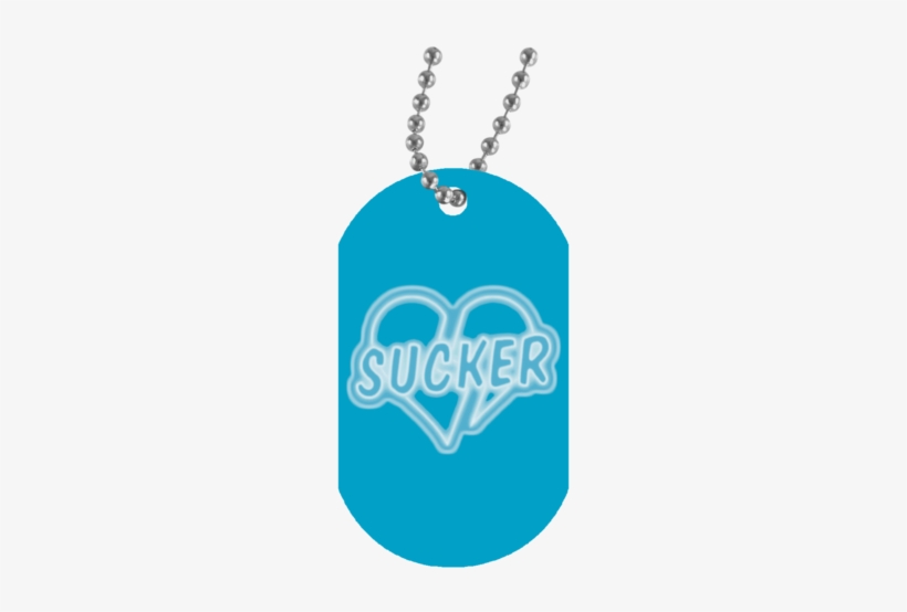 Sucker For Love White Dog Tag Necklace - Don't Kneel Us Flag Necklace - United States Patriotism, transparent png