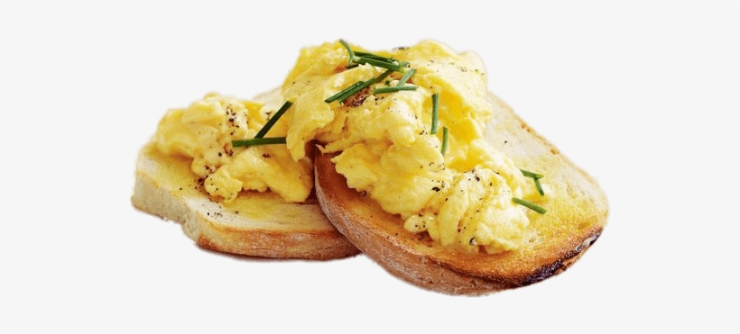 Scrambled Eggs On Toast - Perfect Scrambled Eggs, transparent png