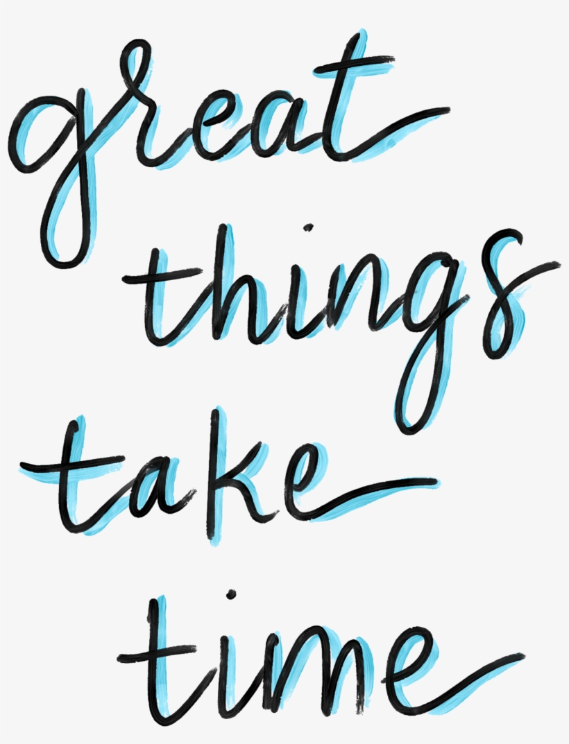 Hand Lettered Inspiration On Ipad - Quotation, transparent png