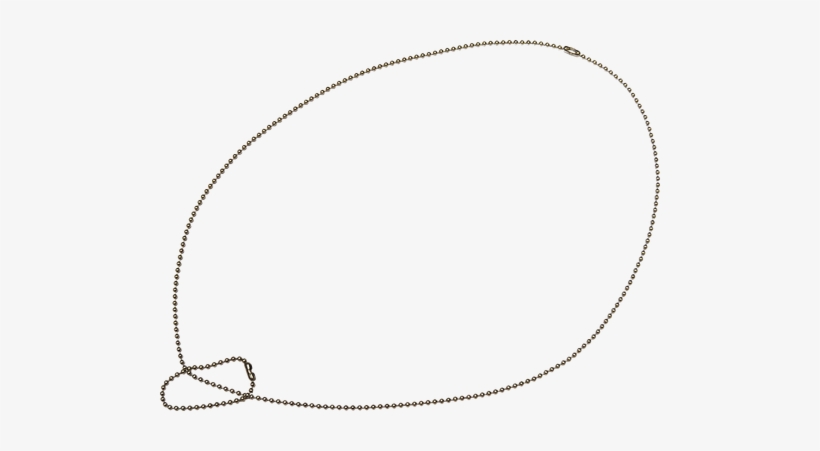 Dog Tag Chain - Circle, transparent png