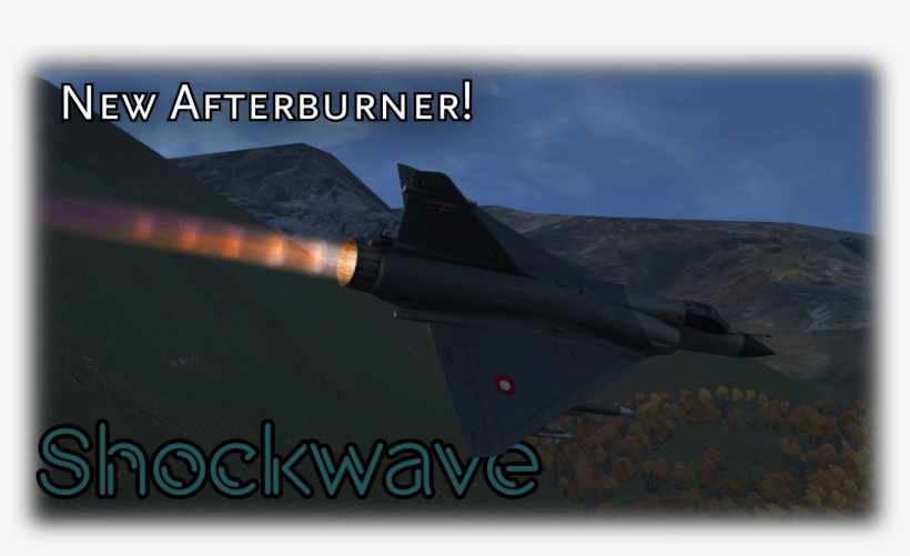 Shockwave Is A Brand New Afterburner Texture For Dcs - Stealth Aircraft, transparent png