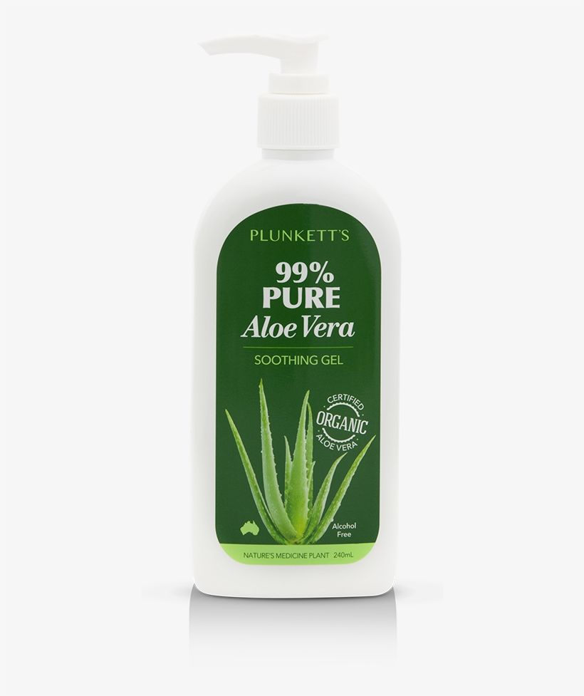 Plunkett's 99% Pure Aloe Vera Soothing Gel - Aloe Vera, transparent png