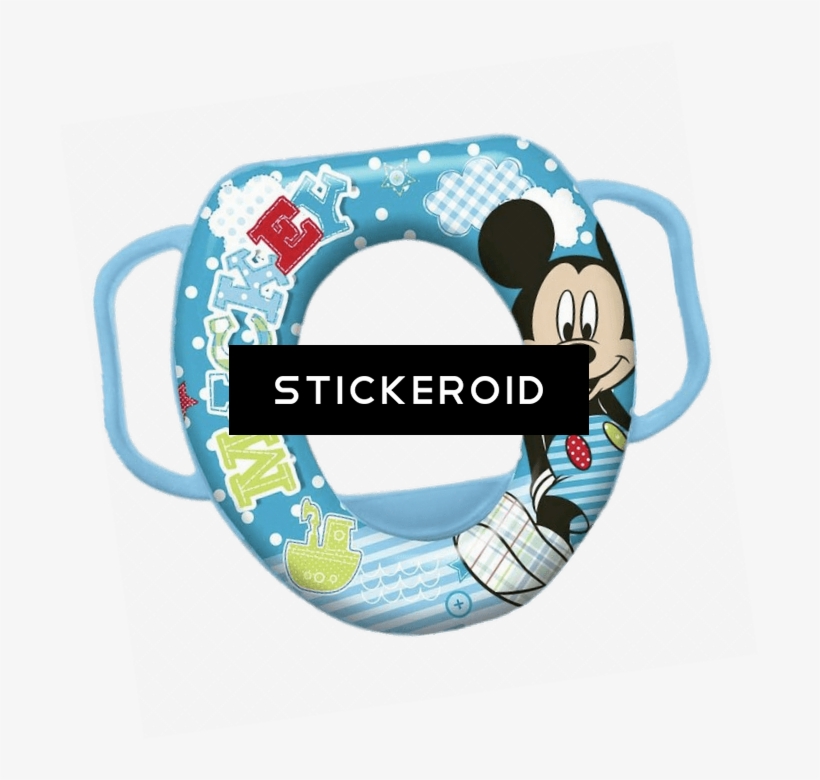 Mickey Toilet Seat - Disney Mickey Mouse Padded Toilet Training Seat, transparent png