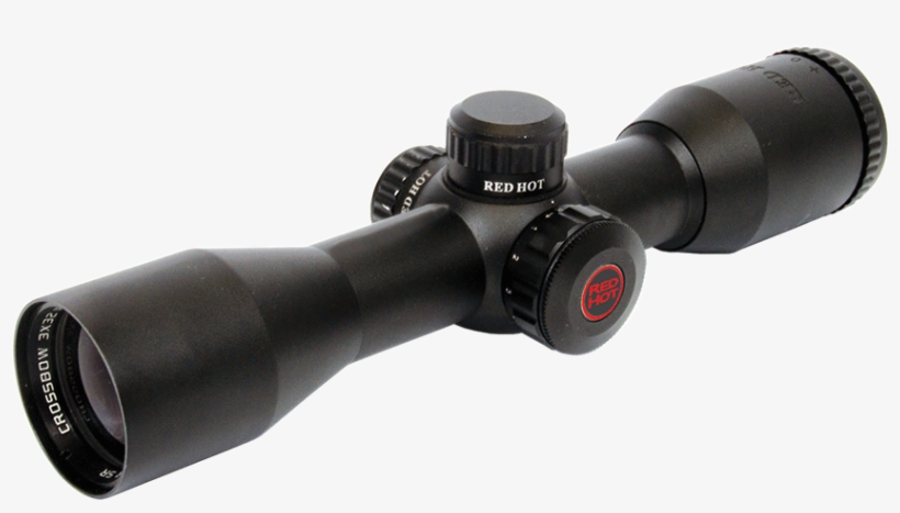 Red Hot 3x32 Mm Illuminated Multi - Reticle Scope, transparent png