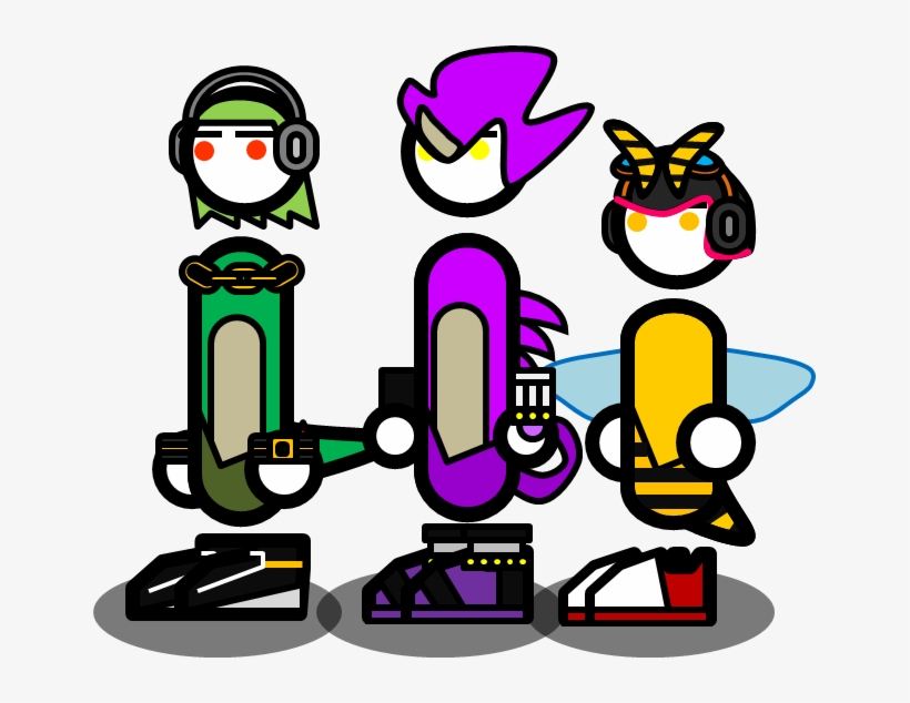 Vector Espio Charmy Thive By Aaron Autumrush - Espio Charmy And Vector, transparent png