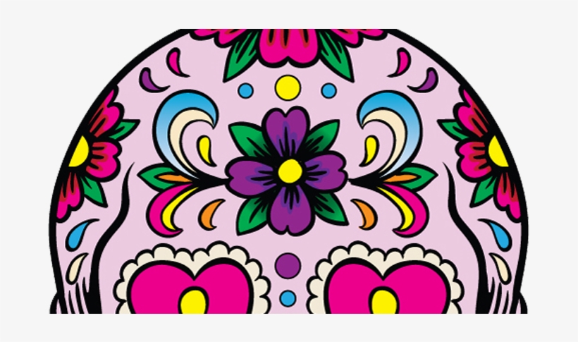 Sugar Skulls Heart, transparent png
