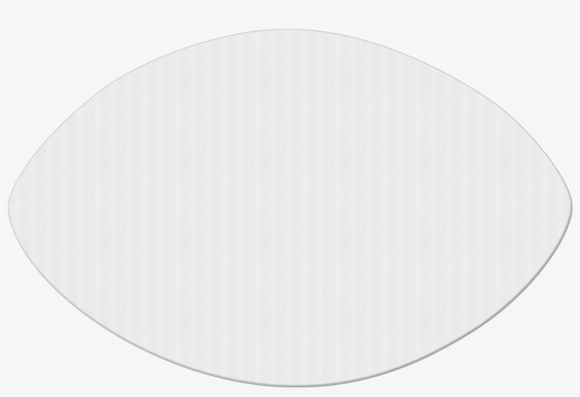 24" X 18" Football Corrugated Plastic Sign Blank - Circle, transparent png