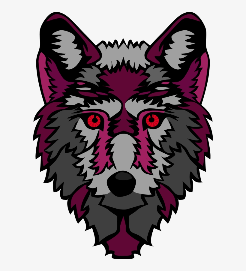 Wolf Head Stylized - Cartoon Clipart Gray Wolf Wolf Face, transparent png