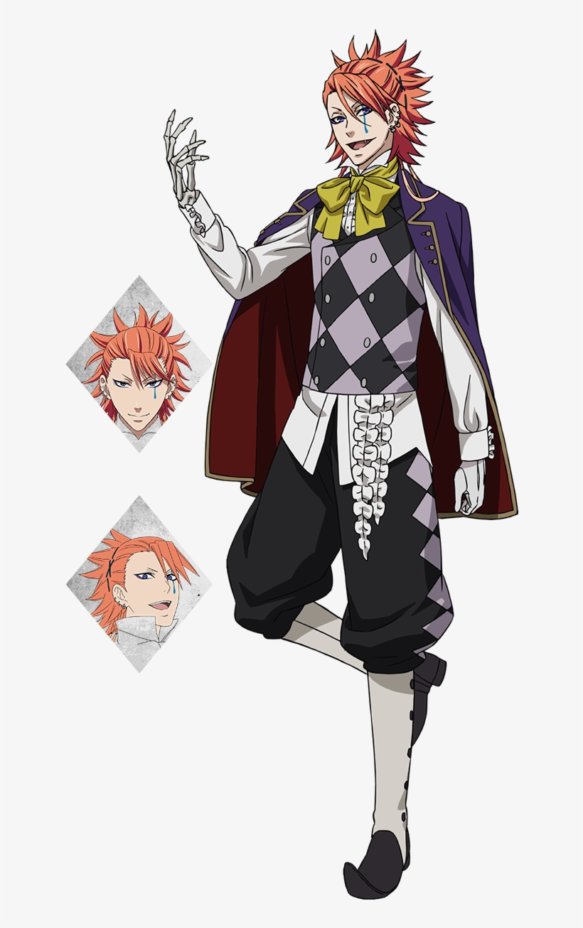 Https - //rei - Animecharactersdatabase - Com/uploads/chars/5688- - Black Butler Book Of Circus Joker, transparent png